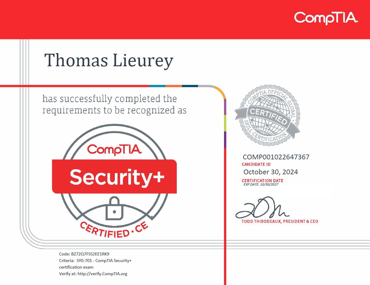 Security +